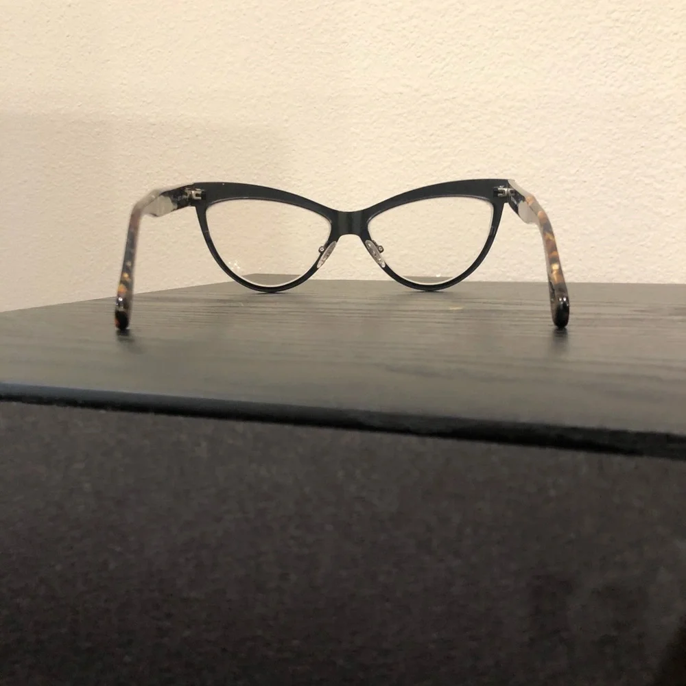 Women’s Black Cat-eye Eyeglasses by See Handmade in USA